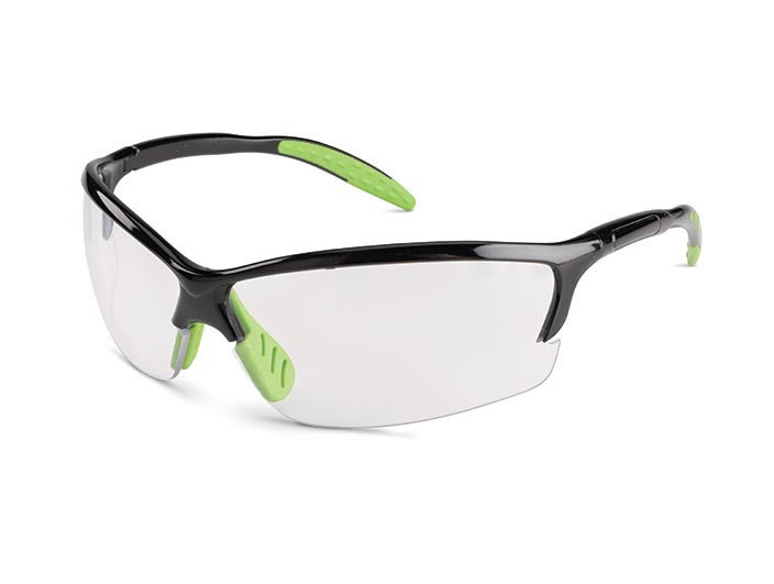 Snap style, clear lens, anti-scratch, anti-fog - Safety Glasses